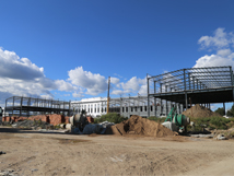 承德亞歐果仁有限公司在建杏核破碎、杏仁脫苦車間項(xiàng)目初見規(guī)模